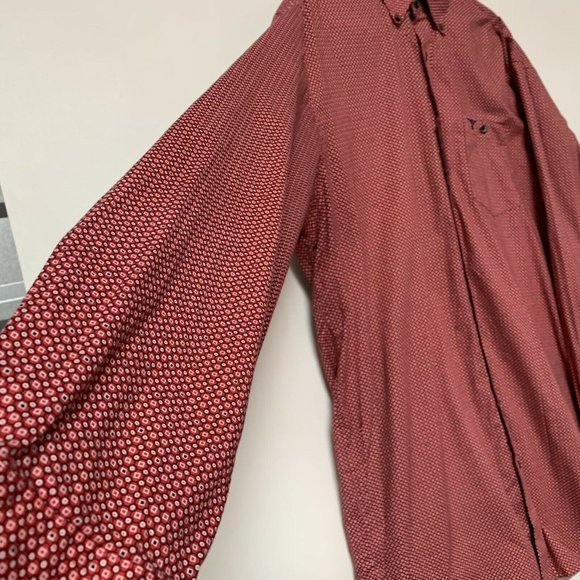 Wrangler 20X Competition Advanced Comfort‎ Long Sleeve XL Tall Plaid Red Western - Picture 7 of 12